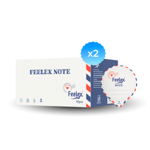Combo 2 hộp Bao cao su siêu mỏng Feelex Note