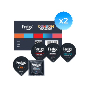 Combo 2 hộp Condom 5in1