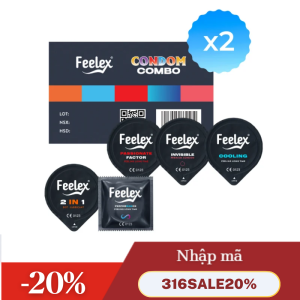 Combo 2 hộp Condom 5in1
