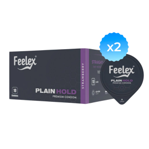 Combo 2 hộp Bao cao su dày Feelex Plain Hold