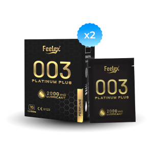 Combo 2 hộp Bao cao su nhiều gel Platinum Plus