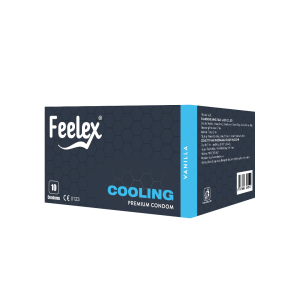 Bao cao su siêu mỏng Feelex Cooling nhiều gel mát lạnh - Hộp 10 cái - Cao cấp 2024