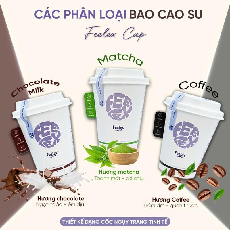 Bao cao su siêu mỏng Feelex Cup