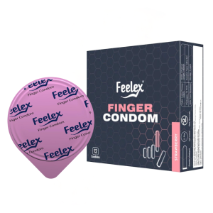 Bao cao su ngón tay Feelex Finger Condom - Hộp 12 cái