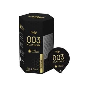 Bao cao su nhiều gel Platinum - Hộp 10 chiếc