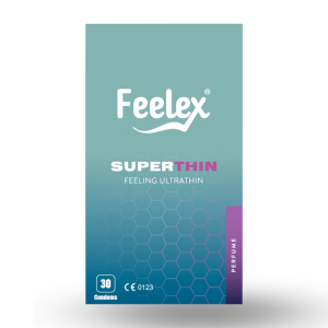 Bao cao su gia đình Feelex Superthin siêu mỏng - Hộp 30 cái