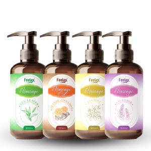 Dầu massage body Feelex nhiều mùi hương – 300ml