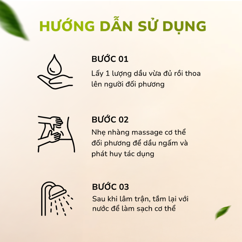 Dầu massage body Feelex nhiều mùi hương – 300ml