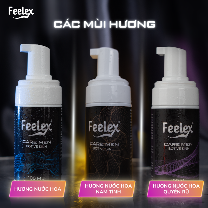 Dung dịch vệ sinh vùng kín nam Feelex Care Men – 100ml