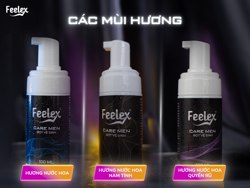 Dung dịch vệ sinh vùng kín nam Feelex Care Men – web 3
