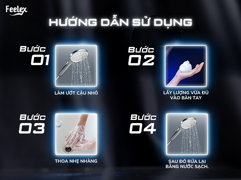 Dung dịch vệ sinh vùng kín nam Feelex Care Men – web 5
