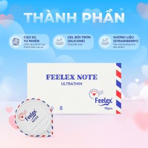 Bao cao su siêu mỏng Feelex Note