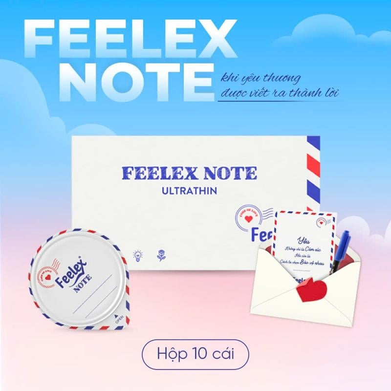Bao cao su siêu mỏng Feelex Note