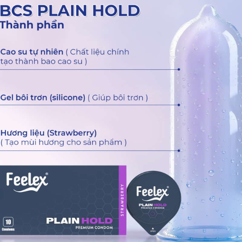 Bao cao su dày Feelex Plain Hold