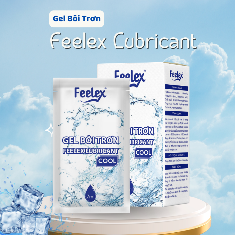 Gel bôi trơn dạng gói Feelex Lubricant Cool – 7ml