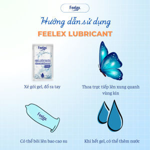 Gel bôi trơn dạng gói Feelex Lubricant Cool – 7ml
