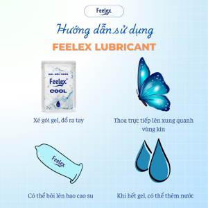 Gel bôi trơn gốc nước dạng gói Feelex Lubricant Cool – 7ml