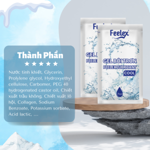 Gel bôi trơn dạng gói Feelex Lubricant Cool – 7ml