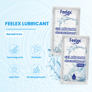 Gel bôi trơn dạng gói Feelex Lubricant Cool – 7ml