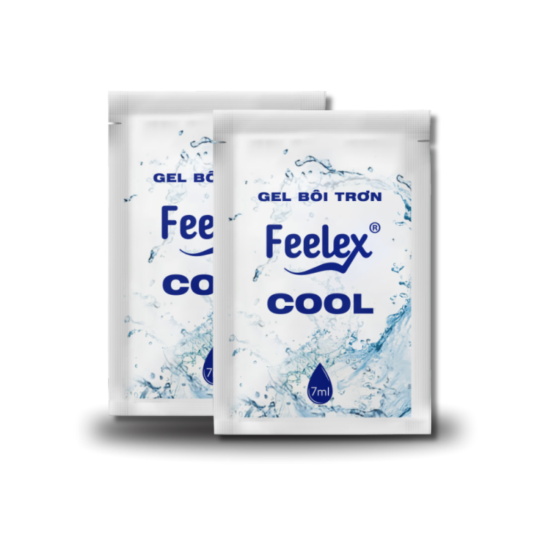 Gel bôi trơn gốc nước dạng gói Feelex Lubricant Cool – 7ml