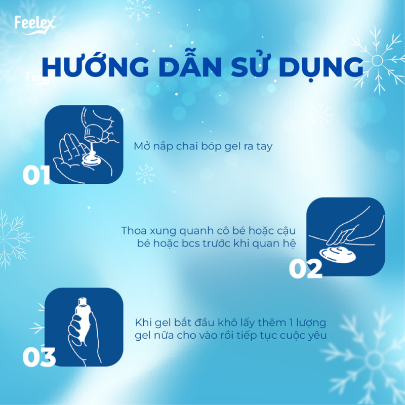 Gel bôi trơn mát lạnh Feelex Lubricant Cool – 250ml
