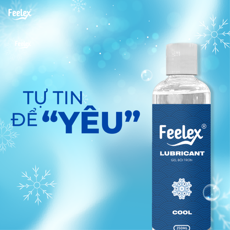 Gel bôi trơn mát lạnh Feelex Lubricant Cool – 250ml