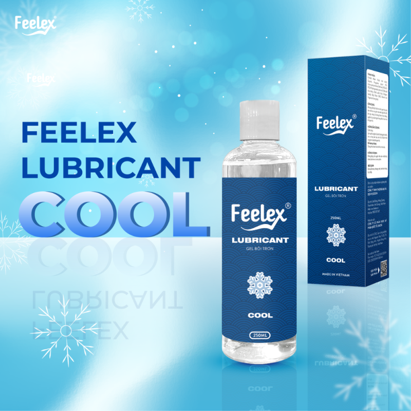 Gel bôi trơn mát lạnh Feelex Lubricant Cool – 250ml
