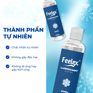 Gel bôi trơn mát lạnh Feelex Lubricant Cool – 250ml