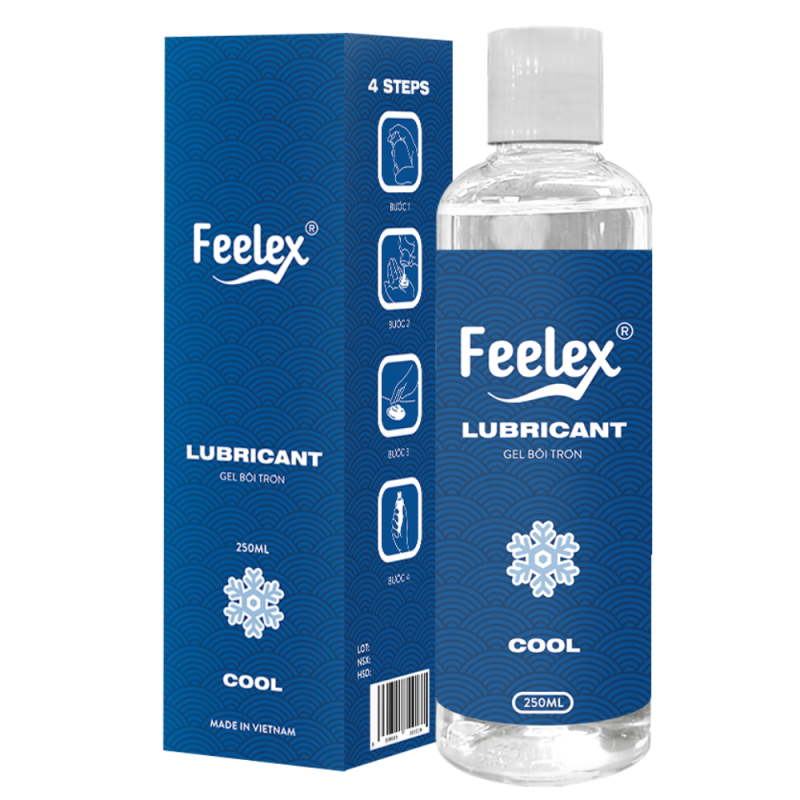 Gel bôi trơn mát lạnh Feelex Lubricant Cool – 250ml