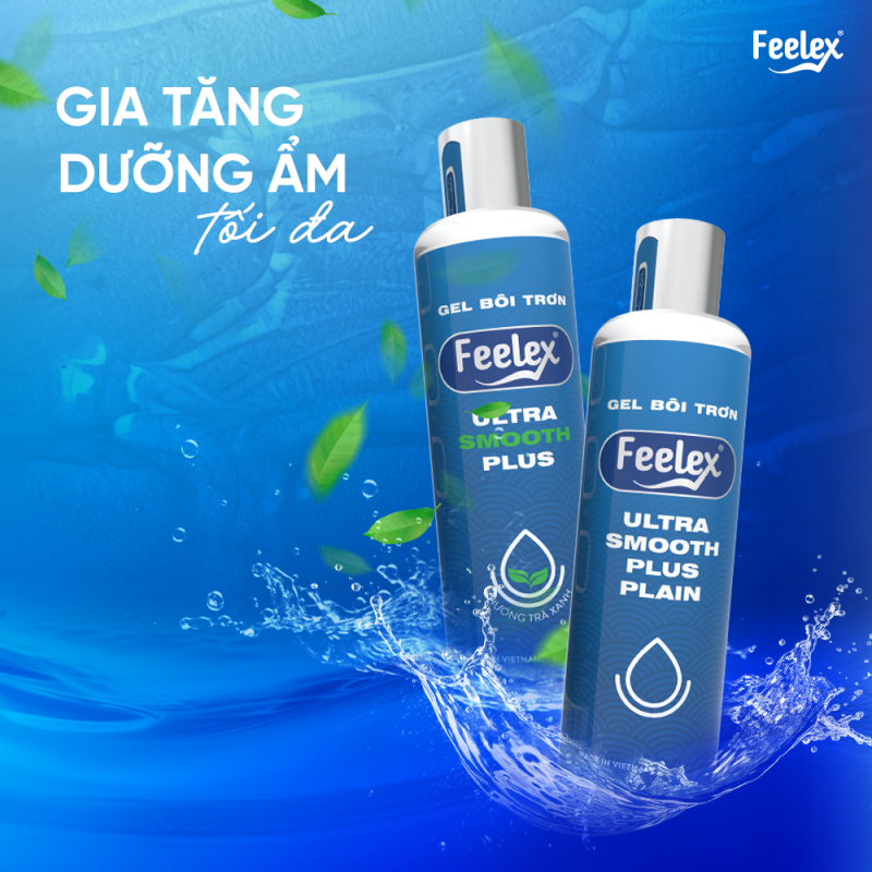 Gel bôi trơn gốc nước Feelex Ultra Smooth Plain