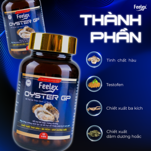 Tinh chất hàu biển cao cấp Feelex Oyster GP - Hộp 60 viên