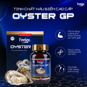 Tinh chất hàu biển cao cấp Feelex Oyster GP - Hộp 60 viên