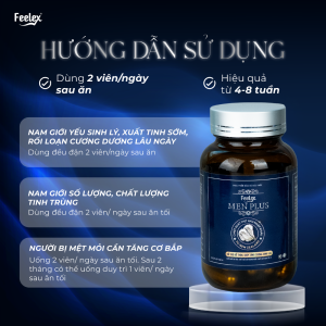 Viên uống Feelex Men Plus - Hộp 60 viên