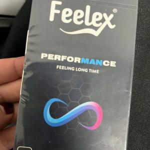 Bao cao su kéo dài thời gian Feelex Performance - Hộp 10 cái