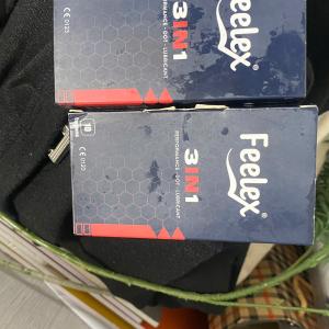 Combo 2 hộp bao cao su Feelex 3in1 - Ver 2024