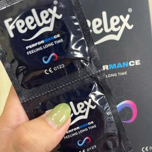 Combo 2 hộp Bao cao su Feelex Performance kéo dài thời gian (2024 )