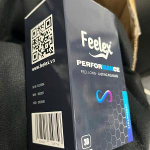 Bao cao su kéo dài thời gian Feelex Performance - Hộp 10 cái